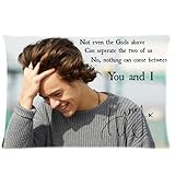 most hot popular music band stars one direction Harry Styles personalized cool Custom Cotton & Polyester Soft Pillow Case Cover 20X26 (One Side)