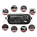 Peak Gear Money Belt for Travel - Large Size with RFID Blocking, Water-Resistant Nylon, and YKK Zippers (BLACK 1, LARGE)