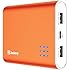 [USB-C Type-C Input Qualcomm QC 2.0] Jackery Giant S Premium 12000mAh Dual USB External Battery Pack, Power Bank for iPhone, iPad, Galaxy, Android, and More (Orange)