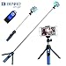 BENRO Handheld Tripod 3 in 1 Self-portrait Monopod Extendable Phone Selfie Stick with Built-in Bluetooth Remote Shutter - Blue