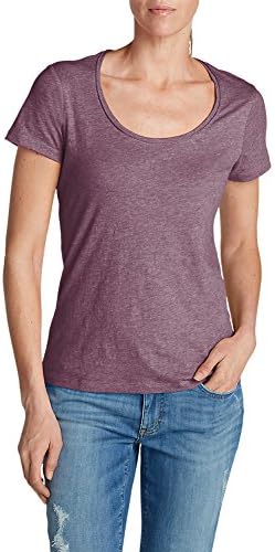 Eddie Bauer Women's Essential Slub Short-Sleeve Scoop-Neck T-Shirt