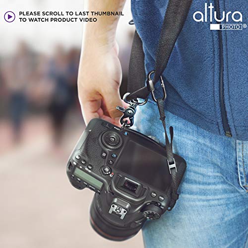 image for Camera Tether Safety Strap for DSLR Cameras by Altura Photo (2 Pack), 