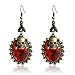 ETERNITY J. Elegant Vintage Black Lace Victorian Lolita Gothic Pendant Choker Necklace Earrings Set (Skull)