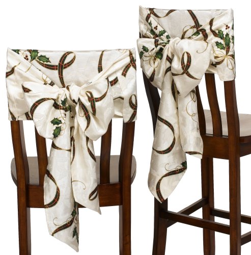 Lenox Holiday Nouveau Chair Bow, Set of 2