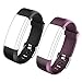 REDGO ID115Plus HR Replacement Band, Fitness Tracker Straps for ID115 Plus HR Bracelet, ID115HR Plus Pedometer, Not for ID115 or ID115HR, Black Blue Purple etc