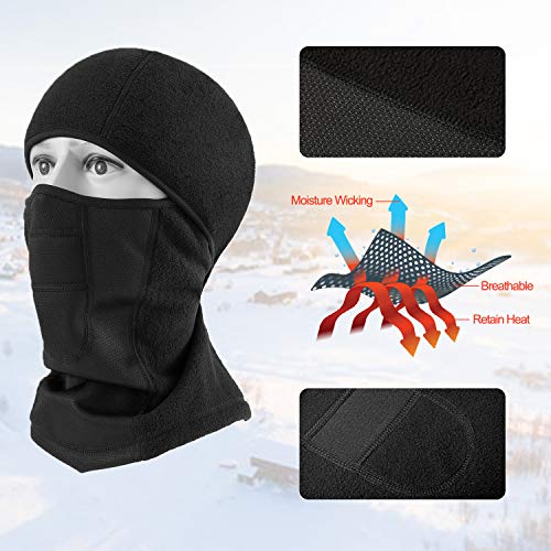RUPUMPACK Balaclava, Windproof, Sun UV Protection Face Mask, Lightweight Breathable Face Mask Thermal Fleece Headwear for Man for Skiinig, Hiking - Thumbnail 3