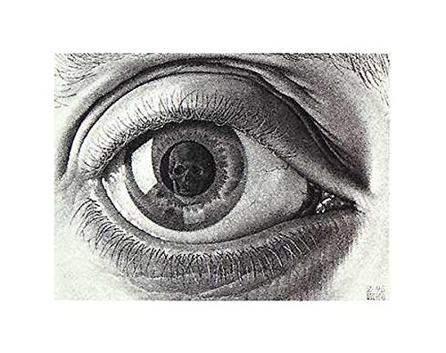 M.C. Escher Eye Poster 14x11