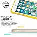 GOOSPERY Pearl Jelly for Apple iPhone 7 Case (2016) Slim Thin Rubber Case (Yellow) IP7-JEL-YEL