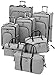 London Fog Cambridge 25 Inch Expandable, Black/White