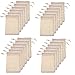 Wood color Double Drawstring Cotton Linen Jute Cloth Sack Muslin Bags Jewelry Pouch Reusable Bags Tea Bags Souvenir Gift Bag Pack of 24pcs 2.75x4 Inch
