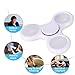 Hot Sale! AMA(TM) LED Light Fidget Hands Spinner Fingertip Bearing Toy EDC Focus ADHD Autism Decompression Gyro (White)
