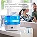 Eufy Humos Air 1.1, Ultrasonic Cool Mist Humidifier with Auto Humidity Control, Ultra-Quiet Operation, 1.1 Gallon / 4 Liter Capacity, Up to 26 Hours of Use, Auto Shut-Off, and Aromatherapy Diffuser