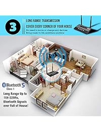 Friencity Bluetooth V5.0   Adaptador de audio