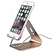 YW YUWISS Universal Micro-Suction Mobile Phone Desktop Stand Mount Holder Stander Cradle - Silver (Gold)