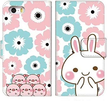 Amazon Co Jp Aquos Sense4plus スマホケース 手帳型 アクオスセンス4プラス Sense4 Plus ケース 手帳 おしゃれ Sense 4 プラス カバー 人気 かわいい キャラクター キャラ 動物 アニマル Line スタンプ Miho Kurosu デザイン 柄 03 E うさぎとブタたち ライン