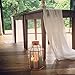 SoarDream 5 Pieces of 27 x 120 Inches White Chiffon Table Runner Long Table Runner Wedding Runners Exquisite for Wedding Reception Table Decor Boho Party Decor