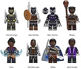 sZs Popular Hero Action Figures Black Panther M'baku Shuri Erik Killmonger Bricks Building Blocks Best Children Gift Toys