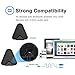 Wireless Bluetooth Speakers, Fuleadture Portable Outdoor Home 16W Output HD Bass Stereo Speaker with Microphone and Virtual 3D Bright Lights for All Bluetooth Devices