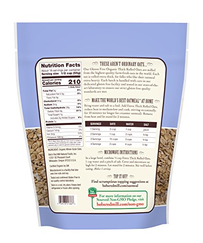 Bob's Red Mill Gluten Free Thick Rolled Oats - Image 3