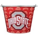 Collegiate Full Color Beer Buckets (Holds 5+ Beers and Ice) (Ohio State Buckeyes (repeat))
