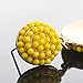 ELEARD Beaded Earrings Elegant Soriee Dangle Bead Disc Bead 3 Ball Dangle Ear Drop Bead Tassel Earrings for Women Light Yellow