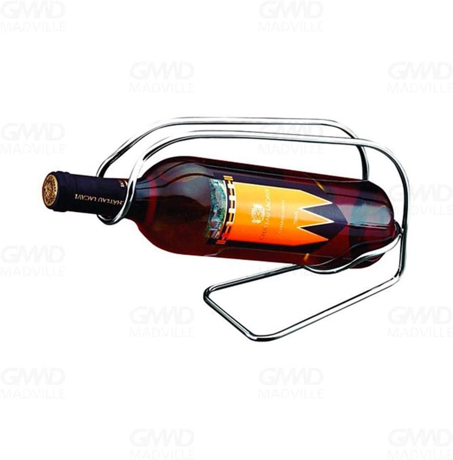 Suporte Porta Garrafa Adega Unica Vinho Mesa Bancada Bar Aço