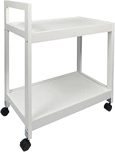 Elitehousewares WoodLuv – Carrito Auxiliar de Cocina Isla Carrito de 2