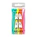 HICKIES 1.0 Elastic One Size Fits All No Tie Shoelaces - Neon Rainbow Multicolor (14 Laces, Works in all shoes)