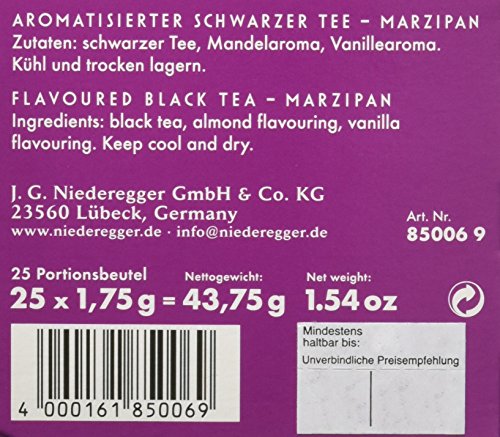Niederegger Marzipan-Tee, Beutel,10er Pack (10x 43,75g) – Bild 3