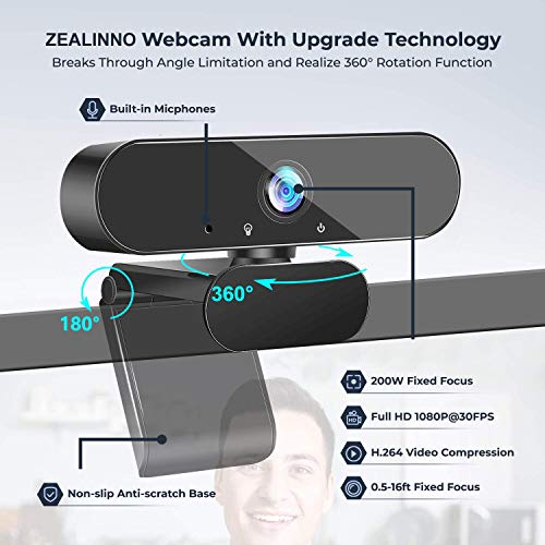 1080P-Webcam-with-Microphone-and-Tripod-Stand-ZEALINNO-HD-Laptop-Plug-and-Play-USB-Webcam-Streaming-Computer-Web-Camera-with-110-Degree-Widescreen-for-ZOOM-Video-Calling-Recording-Conferencing-Gaming