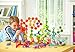 HearthSong Under The Sea Connectagons 210 Piece Wooden 3D Interlocking Toys Building Play Set