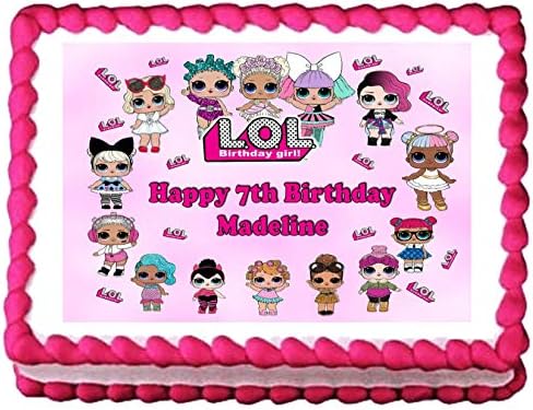 Edible Cake Topper Cupcake Topper LOL dolls