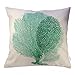 HIPPIH 4 Packs Square Pillowcases - 18 X 18 Inch Decorative Throw Pillow Cover