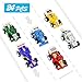 Pull-Back Vehicles Mini Toy Cars 24 Pack Assorted Trucks and Raced Car Toys Set with Dumps Trucks Diggers Bullozers Racing Cars Easter Egg Fillers Party Favor for Kids