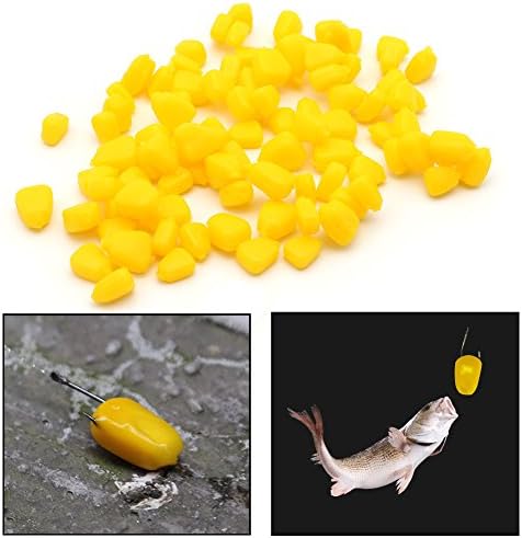 Dairyshop 100Pcs/Lot Soft Fishing Lures Corn Coarse Carp Baits Outdoor Fish Accessories