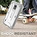 Galaxy S5 Active Case, SUPCASE Unicorn Beetle PRO Series Full-body Hybrid Case with Screen Protector(SM-G870A Water and Shock Resistant Version Smartphone), White/Gray Dual Layer + Impact Resistant