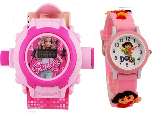 SS Children Watch pink Dial Girls Watch--(34ac)