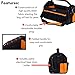INTERNET'S BEST Open Top Electricians Tool Bag - Custom Electrician Organizer, Tool Carrier - 16 Pocket Utility Tool Box - Portable Shoulder Tote for Tech, Plumbers, Painters, Construction - 17 Inch