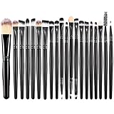 BESTOPE Makeup Brushes 20 Pieces Makeup Brush Set Professional Face Eyeliner Shadow Blush Cosmetic Brushes Set for Powder Liquid Cream