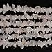 SKYBEADS Genuine Pink Rose Quartz Semi Precious Stone Irregular Loose Chips Beads for Women Necklaces Bracelets Earrings Jewelry Gift Making One Strand 31 Inch