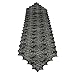 ibohr Halloween Table Runner with Spider Web Lace Festival Table Runner Halloween Table Decoration for Parties & Gatherings, 100% Polyester, 18 X 72 Inch