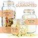 Galashield Glass Jars with Airtight Lids Leak Proof Rubber Gasket (Set of 3-25 oz, 50 oz 67 oz)