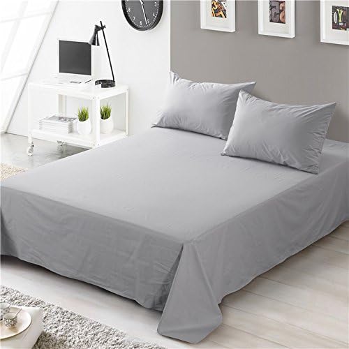 Tumei Hotel Luxury 1000 Thread Count 100% Egyptian Cotton Duvet Cover Set, Hidden Zipper Closure,Ultra Soft, durable and Fade Resistant, (Grey, King)