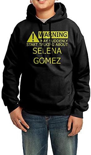 Custom Selena Gomez Boys Girls Youth Kids Hooded Sweatshirt