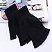 XY Fancy Unisex Plain Basic Fingerless Winter Knitted Gloves