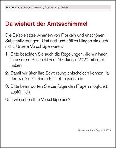 bescheid geben duden