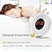Wake Up Light Digital Alarm Clock Sunrise Simulation 7 Colors LED Night Lights 6 Nature Sounds with FM Radio Snooze Mode for Adults kids