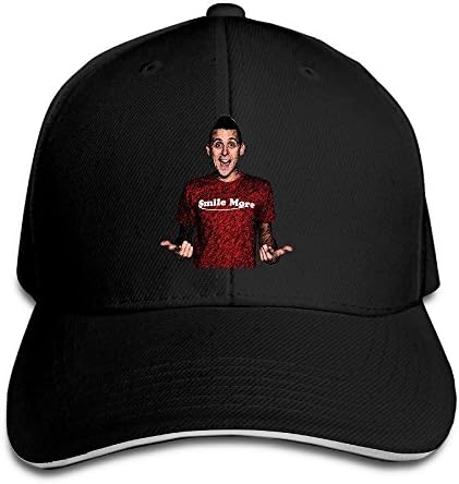 NOnoMen Roman Atwood Youtuber Adjustable Sandwich Peaked Baseball Hat For Unisex Black