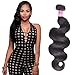 Body Wave Weave Brazilian Virgin Hair Body Wave Hair Weave one Bundles 18inch 100% Unprocessed Virgin Human Hair Weave Natural Black