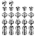 Muscccm Camera Screw, 22 Pcs Tripod Screw Adapter Converter Ring Screw Pack(1/4 male to 1/4 male, 1/4 male to 3/8 male,1/4 female to 3/8 male,1/4 female to 3/8 female,2 pcs1/4 D-ring Screw)
